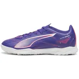 Puma Ultra 5 Play TT Soccer Shoe, Lapis Lazuli White-Sunset Glow, 44