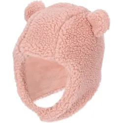 Heatkeeper - Baby-Wintermütze - Teddywolle - Hellrosa One Size