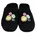 Smiley Puschen Schwarz 37