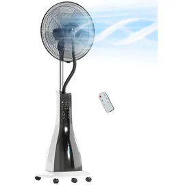 Homcom 125 cm Standventilator Schwarz