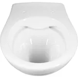 CORNAT Wand-Tiefspühl-WC mit WC-Sitz Weiß