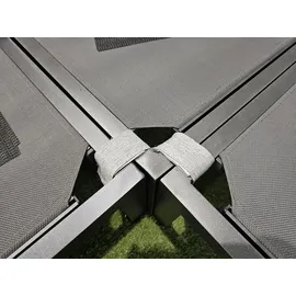 teico group Lounge-Set 7-tlg. Anthrazit/Grau