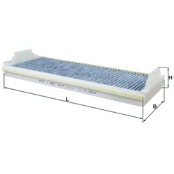 Filter Innenraumluft MAHLE LAK 154