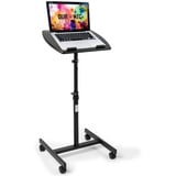 Duronic Laptoptisch, WPS27 Arbeitstisch, Laptoptisch 50 x 40 cm bis 10 kg, Computertisch mit Rollen, Höhenverstellbarer Projektortisch für Beamer, Sitz-Stehtisch Schreibtisch Rolltisch Beistelltisch Sofatisch