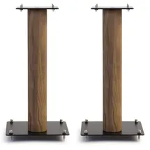 NORSTONE Lautsprecherständer Stylum, stabil aus Metall, bis 50kg belastbar, Paarpreis (Stylum 1 (50cm), Eiche (Dekor))