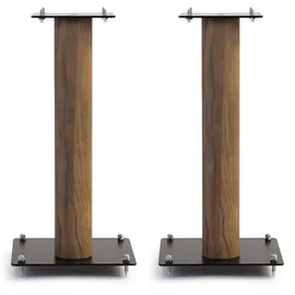 NORSTONE Lautsprecherständer Stylum, stabil aus Metall, bis 50kg belastbar, Paarpreis (Stylum 1 (50cm), Eiche (Dekor))