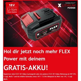 Flex FHE 1-16 18.0-EC TC 2.5/Set Akku-Bohrhammer inkl. Koffer + 2 Akkus 2.5Ah 531312