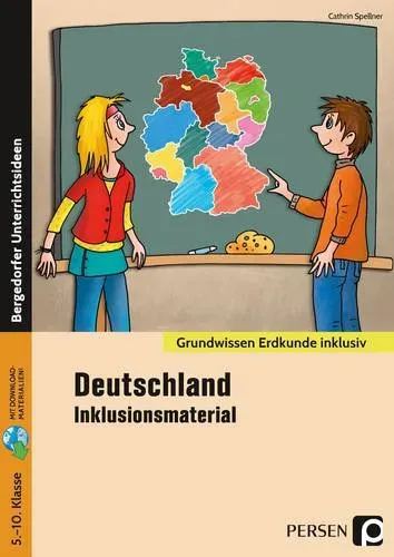 Preisvergleich Produktbild Deutschland - Inklusionsmaterial 5. bis 10. Klasse