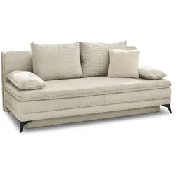 Schlafsofa Laurin Cord Beige