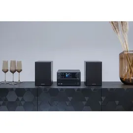 Kenwood M-725DAB-B - Micro HiFi-System mit DAB+, CD, USB, Bluetooth und TFT-Display, Midnight Black