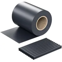 Wiltec Wiltec, Sichtschutz Streifen 35mx19cm PVC 650g/m2 20 Clips Zaunfolie