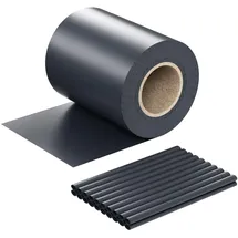 Wiltec Wiltec, Sichtschutz Streifen 35mx19cm PVC 650g/m2 20 Clips Zaunfolie