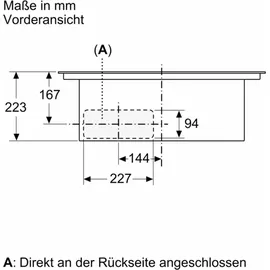 Siemens ED611BS16E Induktionskochfeld mit Dunstabzug (Induktion) 60 cm Rahmenlos