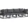 vidaXL Garten-Sofa-Set 4-tlg. schwarz