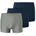 Herren 3 Pack Unterwäsche Shorts mit softem tonalem Komfortbund