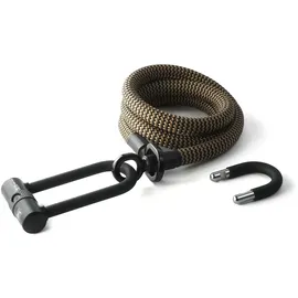 Texlock Eyelet 160 U/X-Lock Bundle, Textilseil mit Bügelschloss Gold Modell 2025 - 160 cm