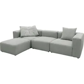 Raum.Id Ecksofa Gerrid L-Form« Cord-Bezug, Modulsofa, bestehend aus Eck- und Mittelelement + Hocker