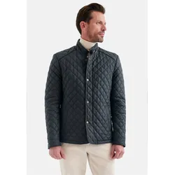 Lederjacke PIERRE CARDIN, Herren, Gr. XXL, blau (blau, dunkelblau), 100% Leder, unifarben, elegant, Langarm, Jacken, mit Stehkragen