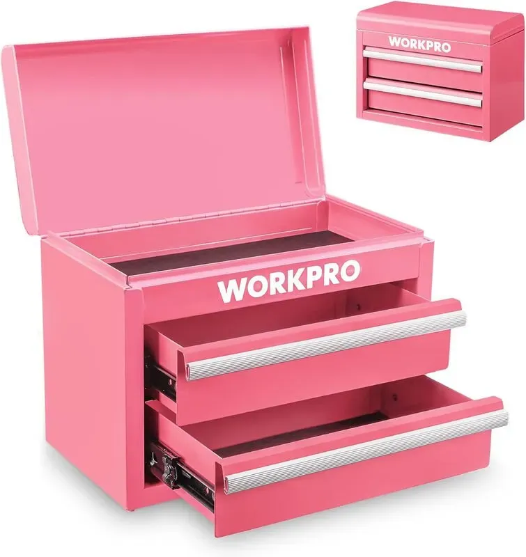 AK Racing Mini-Metallbox mit Doppelzubehör (Kugellager-Schiegelbahn, verbesserte Version) - Pink