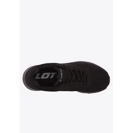 lotto Sneaker LOTTO, Damen, Gr. 40, schwarz (schwarz, grau), Synthetik, Textil, Schuhe Sneaker, - besonders leicht & bequem