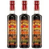 Kaffee Ouzo | 3x 0,5l | 21% Vol. | Aus Griecheland | Geschmackvoll