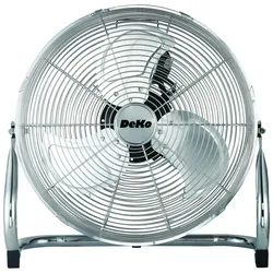Bodenventilator - HighSpeed B 141 von DEKO Chrom / Nickel gebürstet