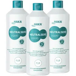 HAKA Neutralseife Liquid Pur 3x1l Reinigungsmittel Allzweckreiniger ph neutral