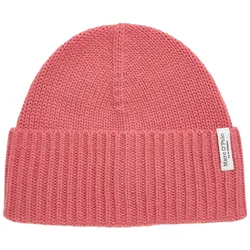 Beanie MARC O'POLO "mit luxuriösem Kaschmir", Damen, rot (blushed berry), Obermaterial: 80% Schurwolle, 20% Kaschmir; Füllung: 100% Nicht verfügbar; Futter: 100% Nicht verfügbar, Mützen