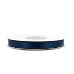 Doppelseitiges Satinband 10mm x 20m Schleifenband Geschenkband Dunkelblau