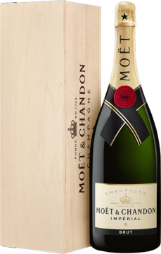 Moet & Chandon Champagner  Brut Impérial - Magnum in Holzkiste