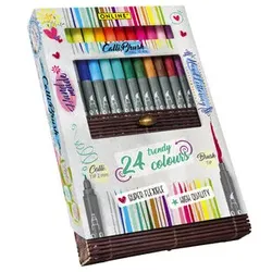 Online Faserschreiber Calli.Brush Duo - Trend Farben sortiert, Bombus-Etui 4014421190826 Online 24 Stück