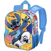 Disney Lilo und Stitch Skater-Kleiner 3D Rucksack, Gelb, 26 x 31 cm, Kapazität 8,5 L