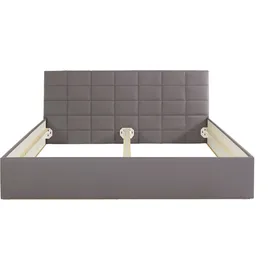Westfalia Schlafkomfort Polsterbett, grau, B:208cm L:210cm, WESTFALIA SCHLAFKOMFORT, Betten, Polsterbett, inkl. Bettkasten bei Ausführung mit Matratze, in 2 Höhen, Topseller