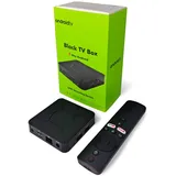 BOXPUT Q5 TV Box, Android 10.0 System, Allwinner H313 Chip, BT5.2 Dual WiFi 2.4G/5G, 4-Core 4K Dekodierung TV Box 2GB RAM 8GB ROM und 100M LAN Enternet Smart Android Box mit Sprach-BT-Fernbedienung