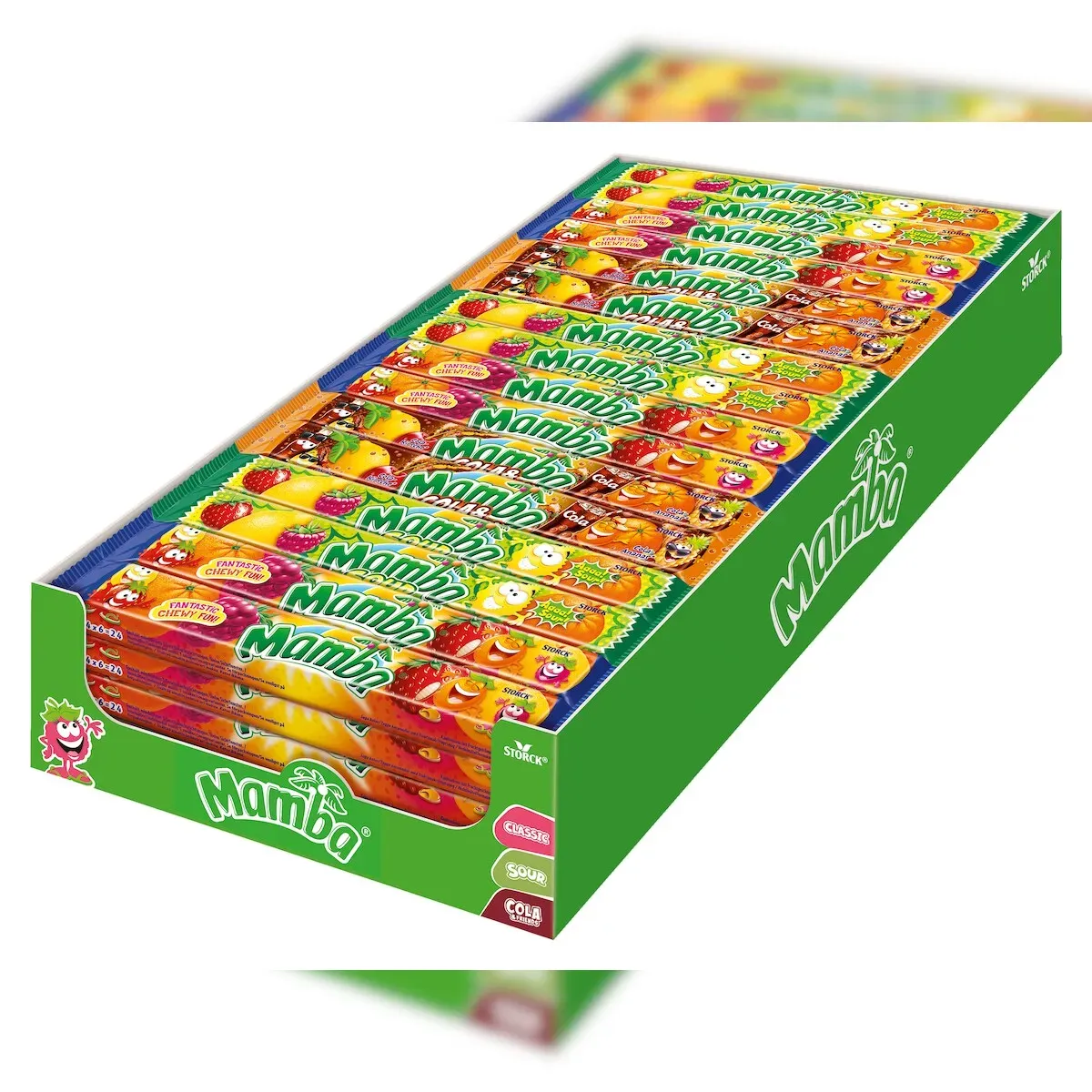 Mamba Stangen 3-fach Sortiment 80 x 4er Stangen (8,48 kg)