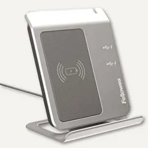 Fellowes Wireless Induktions-Ladestation Smartphone kabellos Laden 2 USB-Port... Fellowes Wireless Induktions-Ladestation Smartphone kabellos Laden 2 USB-Port...