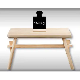 KESPER Tritthocker Holz 42 x 22 x 20,5 cm Natur