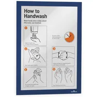 Durable Info-Rahmen Duraframe A4 dunkelblau, 487207