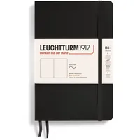 Leuchtturm LEUCHTTURM1917 Notizbuch Softcover Paperback, Blanko, Schwarz, Softcover (B6