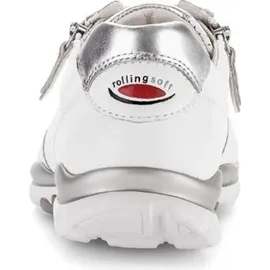 Gabor Sneaker Low Damen Weiß/Silber 41