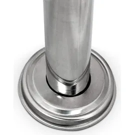 BITUXX Design Doppelstandbriefkasten mit Post Einwurf Graphit MS-16781 - Grau/Silber