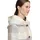 Amber & June Kurzmantel mit Kapuze in Cream/Silver | Gr.: 44