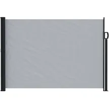 vidaXL Seitenmarkise 600 x 160 cm grau Polyester 1 St.