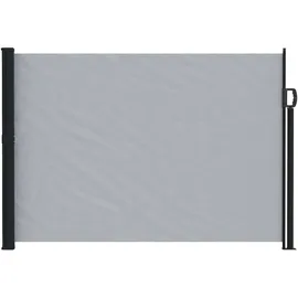 vidaXL Seitenmarkise 600 x 160 cm grau Polyester 1 St.