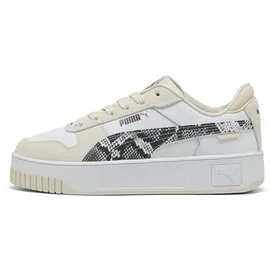 Puma Carina Street Snake Damen Weite M Weiß/Alpine Snow 40