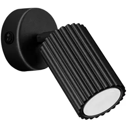 Sollux SL.1579 Wandleuchte KARBON schwarze mit Schalter