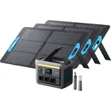 Anker SOLIX C800 Plus Solargenerator + 3× 100W Solarpanel