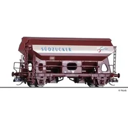 TILLIG 17563 TT Schwenkdachwagen Tds 930 „Südzucker“, DB, Ep. IV