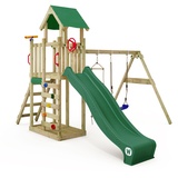 Wickey Spielturm MultiFlyer Light mit Schaukel & grüner Rutsche, grün NO SIZE