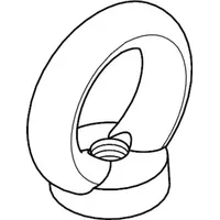 Industrial Quality Supplies DIN 582 Ringmutter, C15E galZn M30